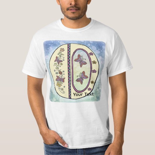 floral Monogram O t-shirt Tシャツ (正面)