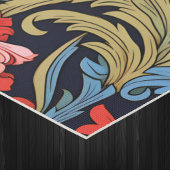 Floral Monogram Pink Blue William Morris Style ヨガマット