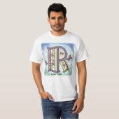 floral Monogram R t-shirt Tシャツ (正面フル)