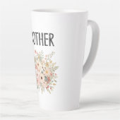 Floral 'MOTHER' Bouquet Mug カフェラテマグ (右アングル)
