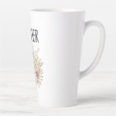 Floral 'MOTHER' Bouquet Mug カフェラテマグ (右)