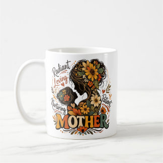 Floral Motherhood Mug | Loving Mom Gift コーヒーマグカップ