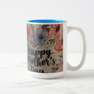 floral mothers day mug ツートーンマグカップ