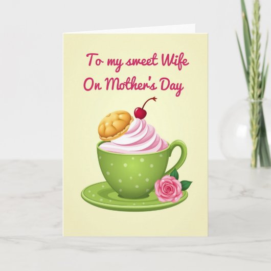 Floral Mothers Day Vessel Card カード (正面)