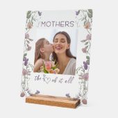 Floral Mothers the Heart of it All Photo Acrylic アクリルサイン (傾斜)