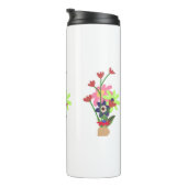 floral mug  タンブラー (回転右)