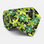 Floral multicolored sketch retro autumn  ネクタイ (ロール)