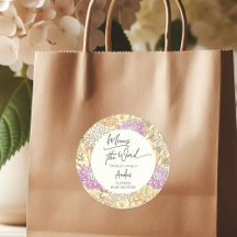 Floral Mum's the Word Thank You Baby Shower