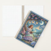 Floral Mushroom & Glowing Storybook Castle Journal ノートブック (内側)