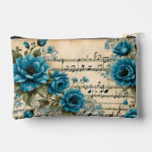 Floral Musical themed Accessory Pouch アクセサリーポーチ (裏面)
