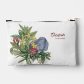 Floral Myrtle Laurel Flowers Name Bridesmaid アクセサリーポーチ (裏面)