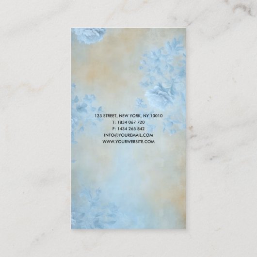 Floral Nail Art Pastel  名刺 (裏面)