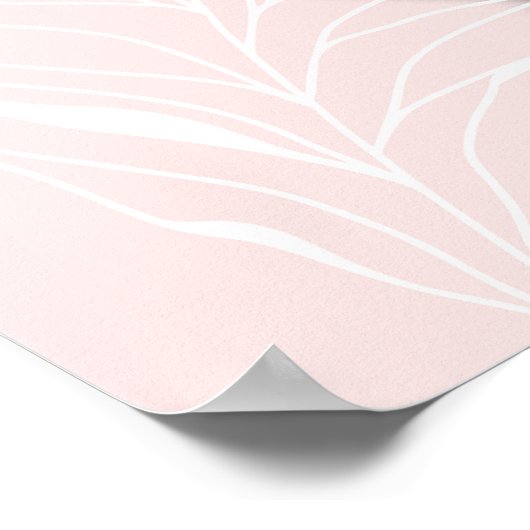 Floral Nail Spa Design ポスター (角)