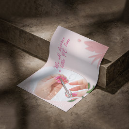 Floral Nail Spa Design ポスター