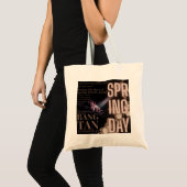 Floral Nostalgia Canvas Tote Bag トートバッグ (正面(商品))