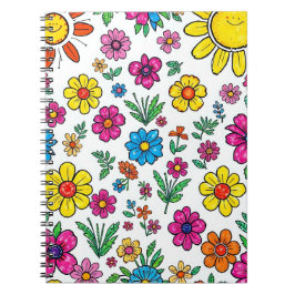 floral notebook  ノートブック