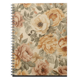 Floral notebook ノートブック