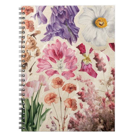 Floral Notebook ノートブック (正面)
