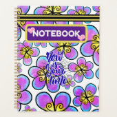 Floral Notebook プランナー手帳 (正面)