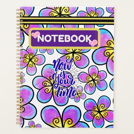 Floral Notebook プランナー手帳 (正面)