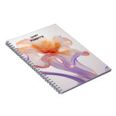Floral notebook, gift for florists, flower notes ノートブック (右側)