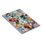 Floral Notebook Spiral Notes Journal Aesthetic ノートブック (右側)