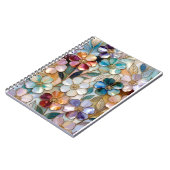 Floral Notebook Spiral Notes Journal Aesthetic ノートブック (左側)