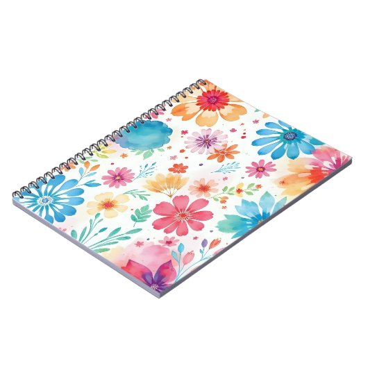 floral notepad ノートブック (左側)