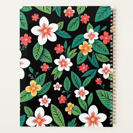 floral notepad プランナー手帳 (裏面)