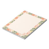 Floral Notepad - Joyful Moments Thankful Heart ノートパッド (回転)