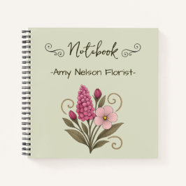 Floral Notes & Daily Planning-florist ノートブック