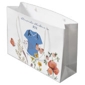 Floral Nurse Graduation ラージペーパーバッグ (裏面アングル)