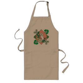 “Floral Offering” – Botanical Hand & Bloom Apron ロングエプロン