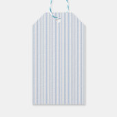 Floral One First Birthday Invite ギフトタグ (裏面)