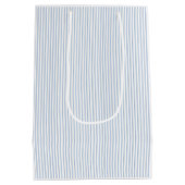 Floral One First Birthday Invite ミディアムペーパーバッグ (裏面)