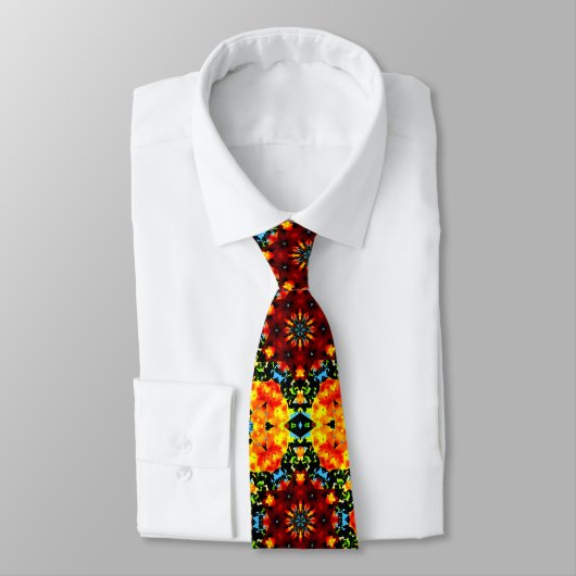 Floral Orange ネクタイ (タイ)