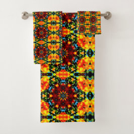 Floral Orange バスタオルセット