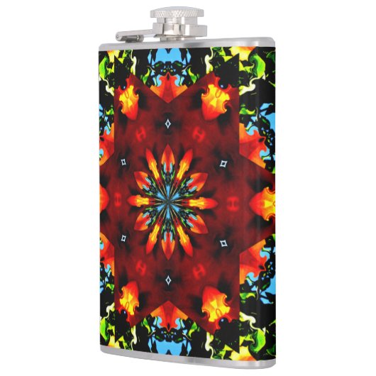 Floral Orange フラスク (左)