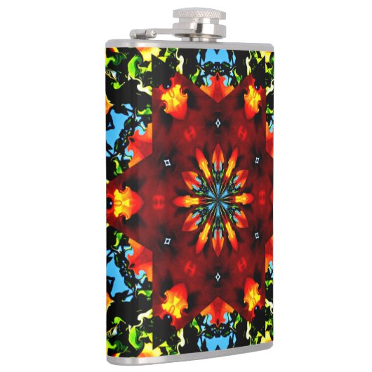 Floral Orange フラスク (右)