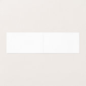 Floral Orange Rose Wedding White Event Planner 名刺 (内部フラット)