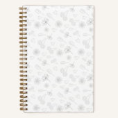 Floral Outline Notebook ノートブック (正面)