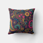 Floral Paisley Pattern クッション (裏面)