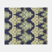 Floral paisley seamless pattern. illustration in A フリースブランケット (正面(横))