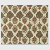 Floral paisley seamless pattern. Vintage illustrat ラッピングペーパー (フラット)