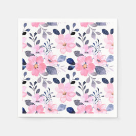 Floral Paper Cocktail Napkins スタンダードカクテルナプキン