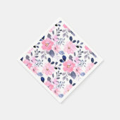 Floral Paper Cocktail Napkins スタンダードカクテルナプキン (角)