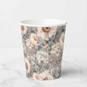 Floral Paper Cup 紙コップ (左)