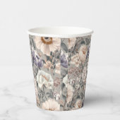 Floral Paper Cup 紙コップ (右)