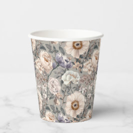 Floral Paper Cup 紙コップ