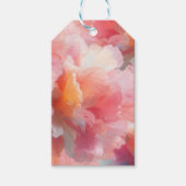 Floral Paper Plate ギフトタグ (正面)